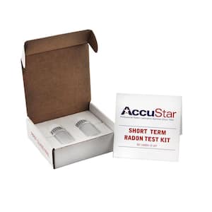AccuStar Short Term Activated Carbon Radon Test Kit - Open Face ...