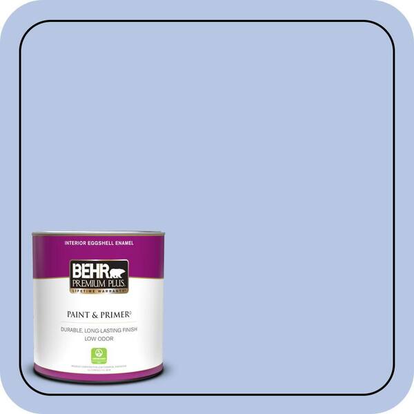 BEHR PREMIUM PLUS 1 qt. #590A-3 Beautiful Dream Eggshell Enamel Low Odor Interior Paint & Primer