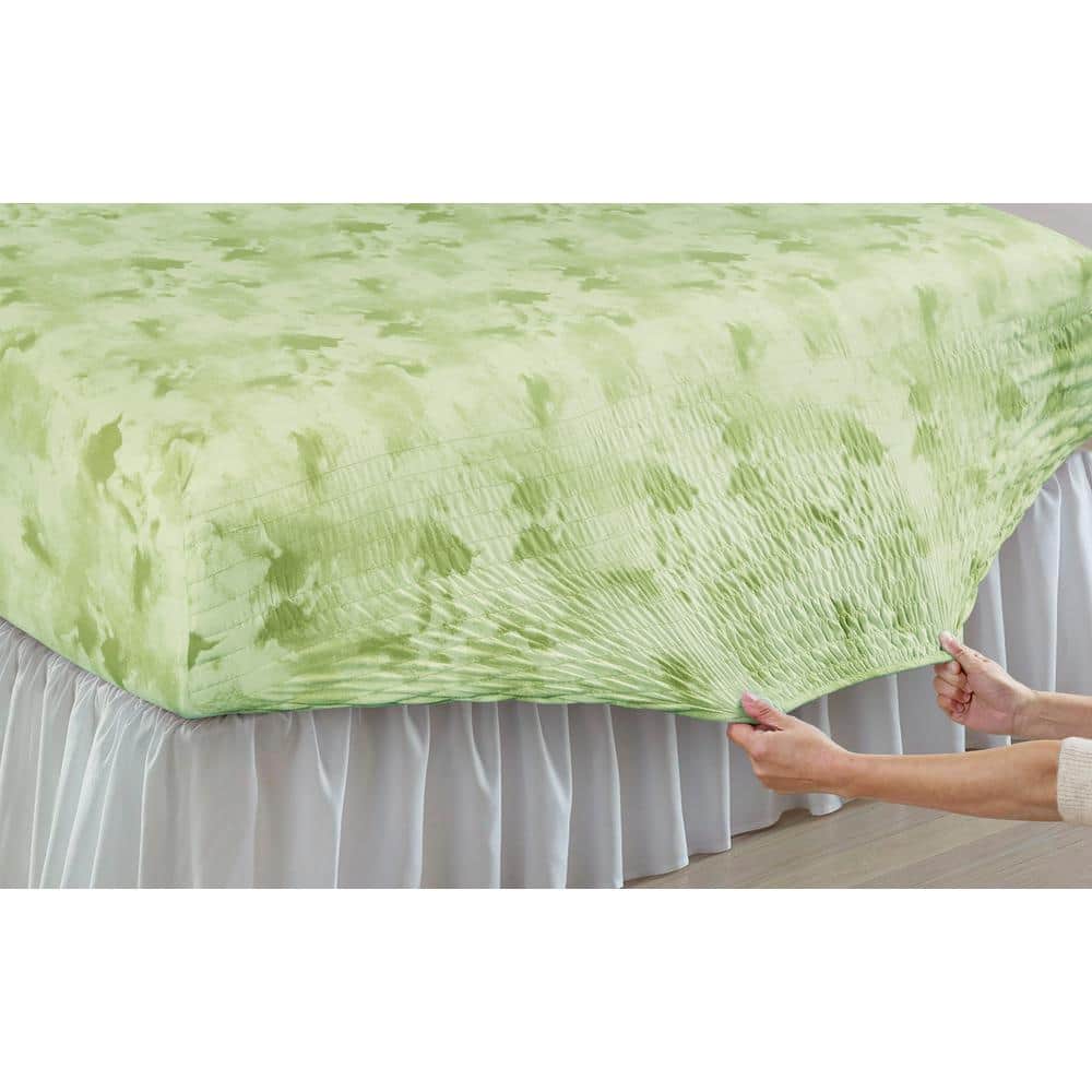 Sage Green Twin Microfiber Sheet Set with Pillowcases