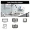 KOHLER Verse Stainless Steel 33 in. Single Bowl Drop-In Kitchen Sink with  Faucet K-RH20060-1PC-NA - The Home Depot
