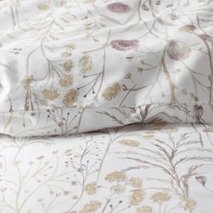 Legends Hotel Thistle Flower Wrinkle-Free Sateen Flat Sheet