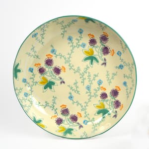 Ella 28 fl. oz. Turquoise Multi-Colored Stoneware Dinner Bowls (Set of 2)