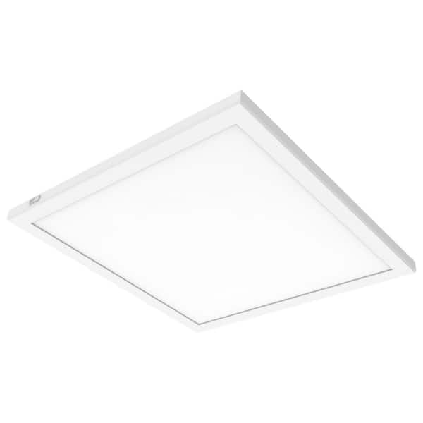 Blink Pro Plus 23.7 in. 47-Watt White Color Selectable Integrated LED Flush Mount Surface Light 3600-4050 lumens