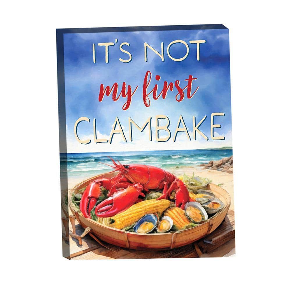 It's Not My First Clambake by Grotto Studios 1-Piece Unframed Graphic Print Abstract Poster Art Print 24 in. x 18 in. price history on PriceWatchPro