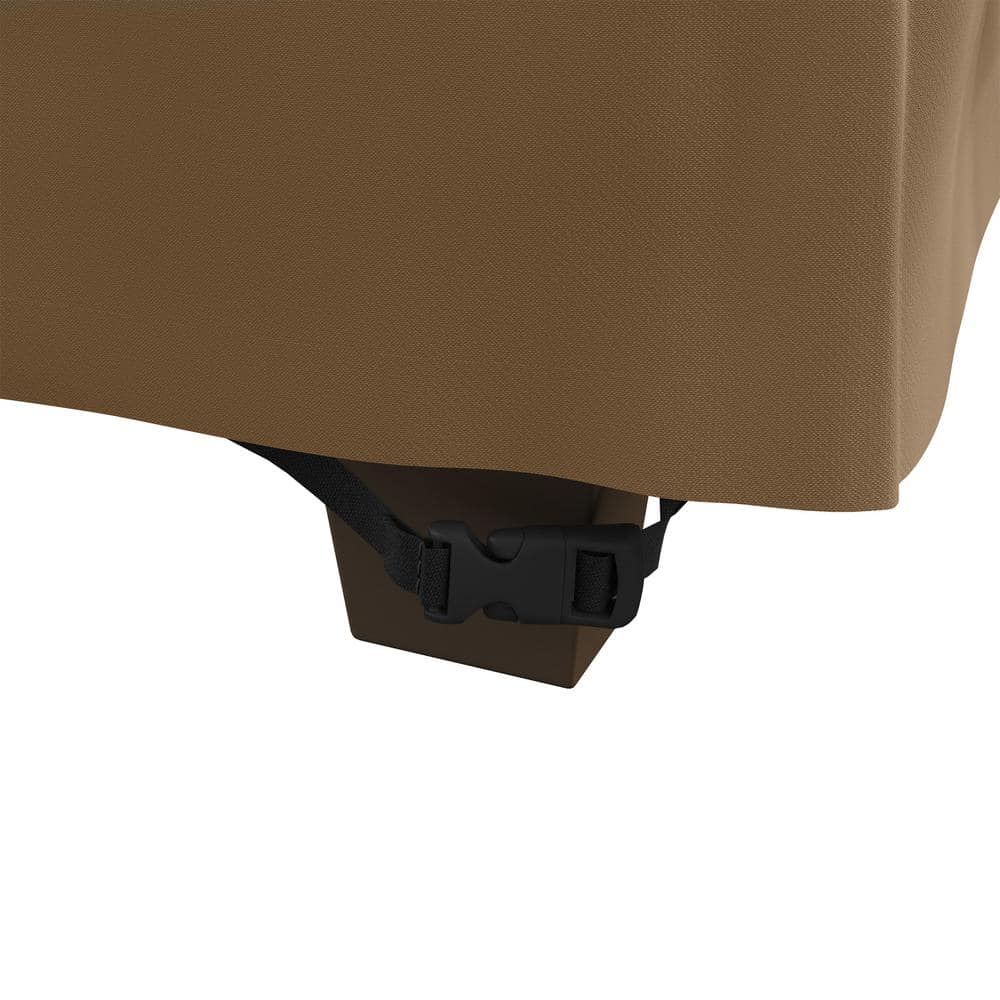 Beige Heavy-Duty Waterproof Outdoor Couch Cover 76"