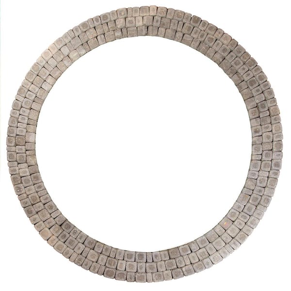 Mutual Materials 33.24 ft. x 1.375 ft. x 2.375 in. Summit Blend Old Dominion Paver Circle Expansion Kit (260 Pieces/45.72 sq. ft./Pallet)
