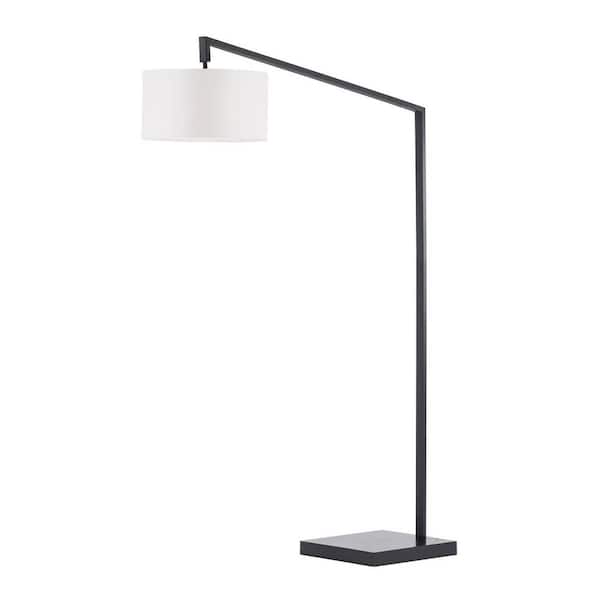 NOVA of California Stretch Chairside Arc Lamp Matte Black