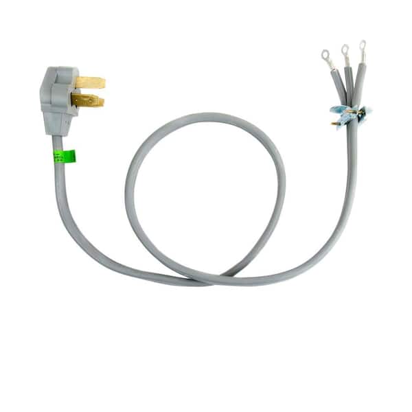 Whirlpool 4 ft. 40 Amp 3 Wire Range Power Cord