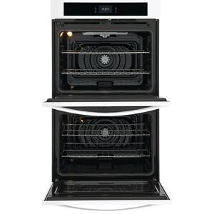 30 in. Double Electric Wall Oven with Convection in White