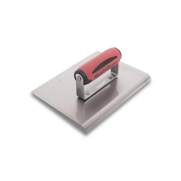 MARSHALLTOWN 8 in. x 6 in. Carbon Steel Edger with 3/8 in. R