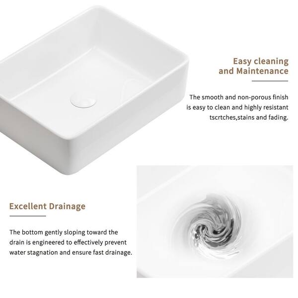 VIGO Magnolia Rectangular Vessel Bathroom Sink & Reviews