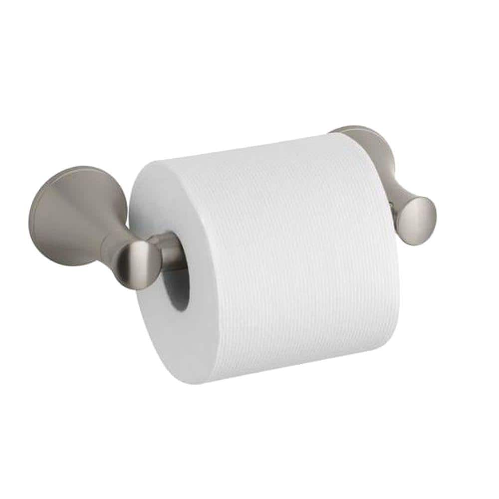 KOHLER Coralais Toilet Paper Holder in Vibrant Brushed Nickel K-R13434 ...