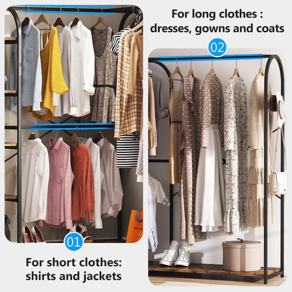 XL Spacious Coat Stand Wardrobe Clothing Rack