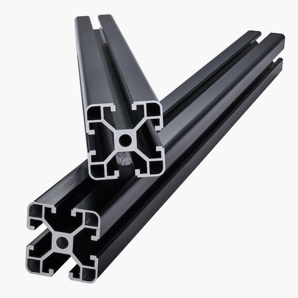 4 Pieces 23.6 in. T Slot 4040 Aluminum Extrusion Profile, European Standard Anodized Linear Rail, High-Strength Extruded