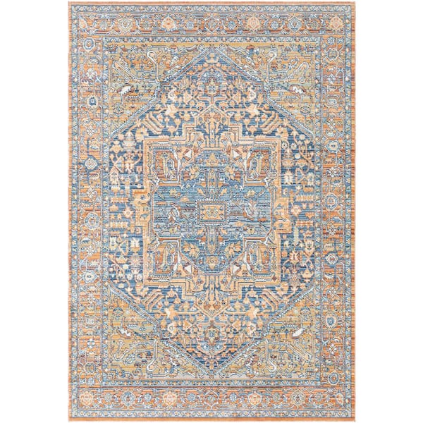 Sequoia Burnt Orange 8 ft. 10 in. x 12 ft. Indoor/Outdoor Area Rug