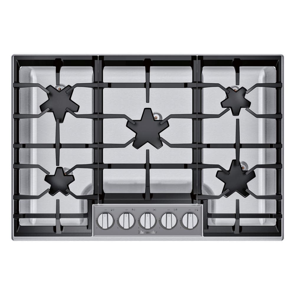 Thermador Masterpiece 30 in. Gas Cooktop in Stainless Steel with 5