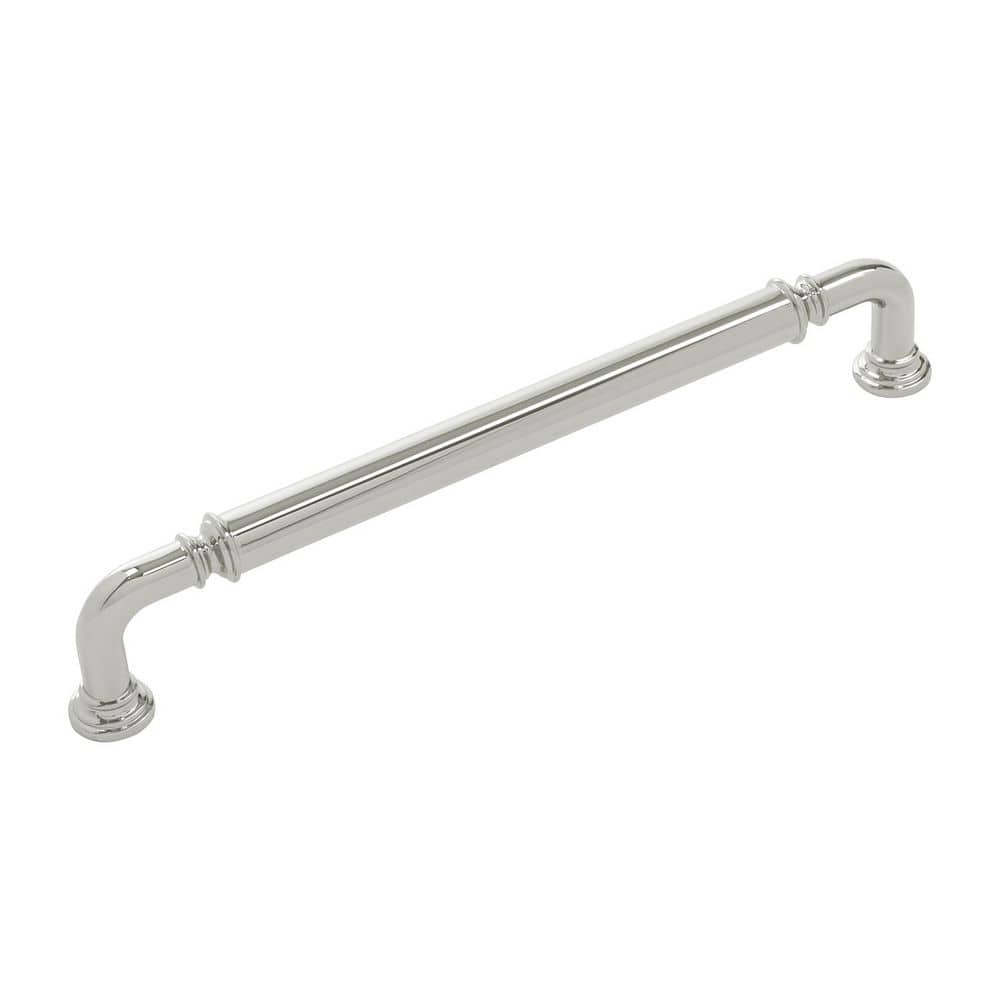 Berkshire Collection 7-9/16 in (192mm) Center to Center Polished Nickel Bar Cabinet Pull price history on PriceWatchPro