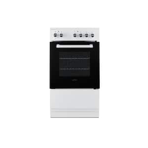 20 in. 1.87 cu. ft. Slide-In Electric Range with Convection in White
