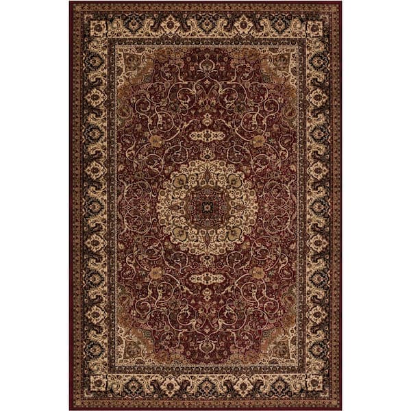 Concord Global Trading Persian Classics Isfahan Red 2 ft. x 3 ft. Area Rug