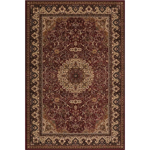 Persian Classics Isfahan Red 4 ft. x 6 ft. Area Rug