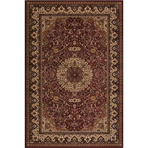 Concord Global Trading Persian Classics Isfahan Red 7 ft. x 10 ft. Area ...