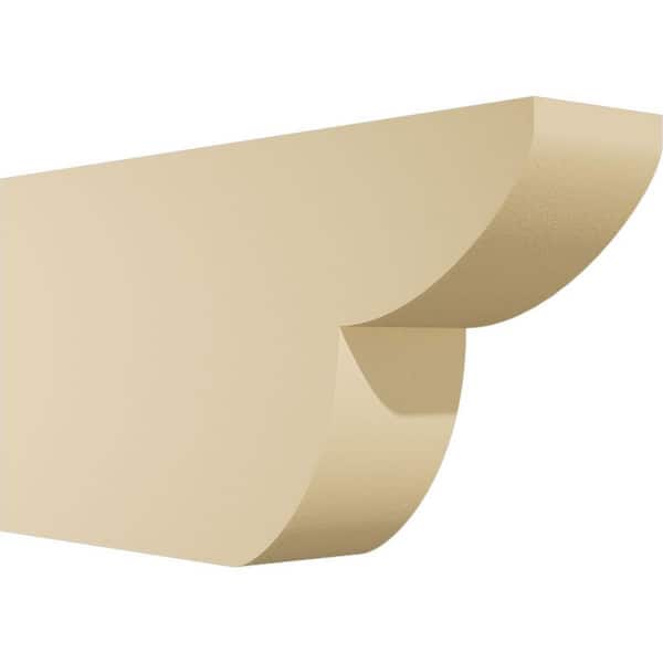 Ekena Millwork Standard Crestline 4 in. W x 10 in. H x 20 in. D Signature Urethane Rafter Tail Outlooker