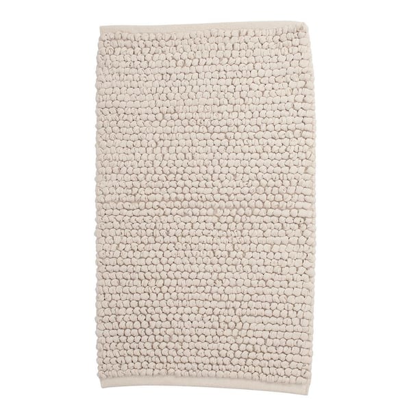 The Company Store Cotton Twill Chunky Loop Linen 21 in. x 34 in. Bath Rug