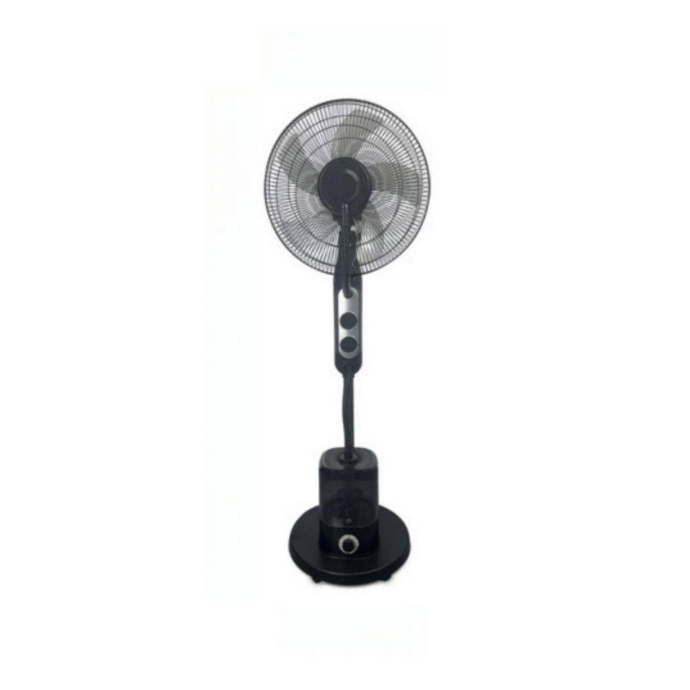 16 in. 3 fan speeds Pedestal Fan in Black with mist cooling and 70° oscillation price history on PriceWatchPro