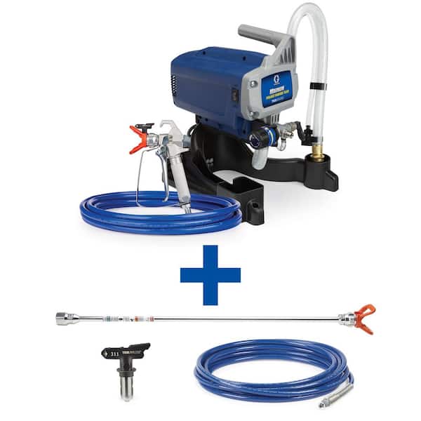 Graco Magnum Project Painter Plus Stand Airless Paint Sprayer with 20 in. Extension, 25 ft. Hose and TRU311 Tip