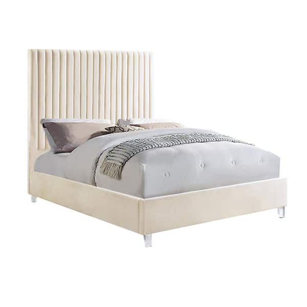 Acme Furniture Edzia Beige Frame King Platform Bed