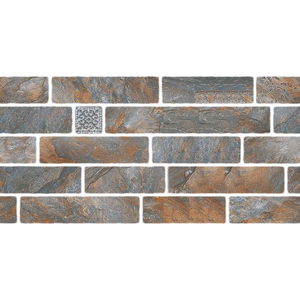 Falkirk Moray 2/25 in. x 2 ft. x 1 ft. Peel  and Stick Gold Foam Decorative Wall Paneling (10-Pack)