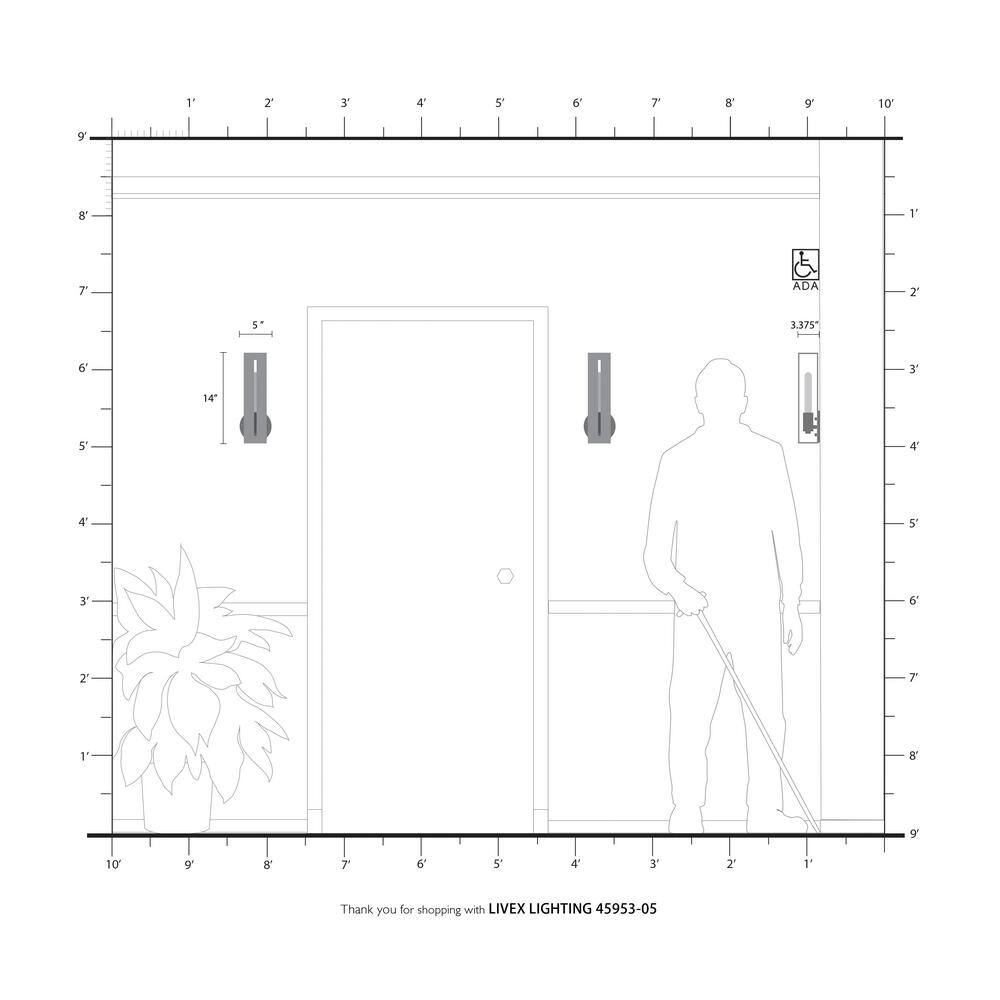 Polished Chrome Modern Dimmable Wall Sconce