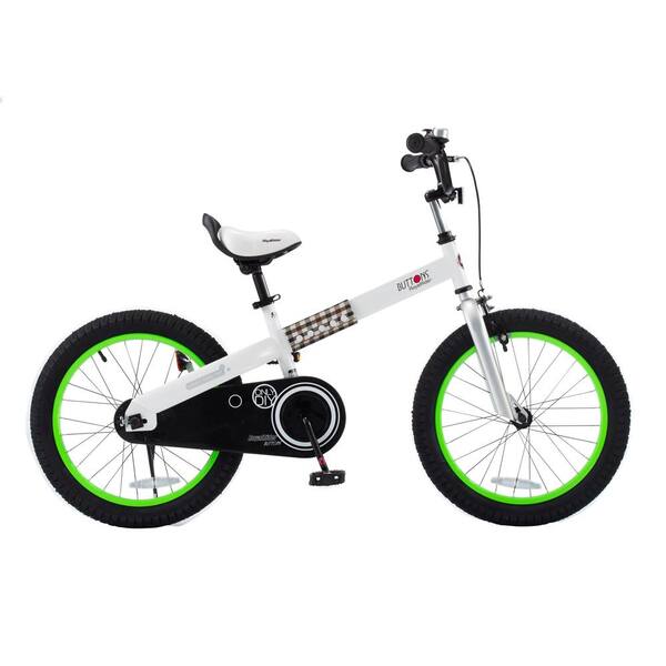 Royalbaby Buttons Kids Bike with 18 in. Wheels in Green
