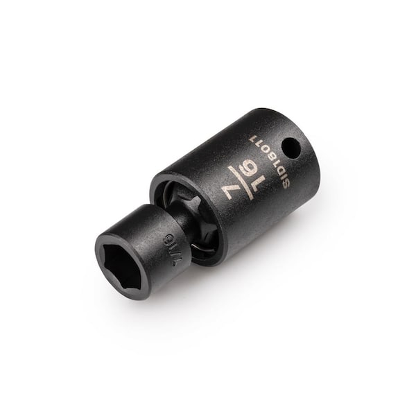 TEKTON 3/8 in. Drive x 7/16 in. 6-Point Universal Joint Impact Socket