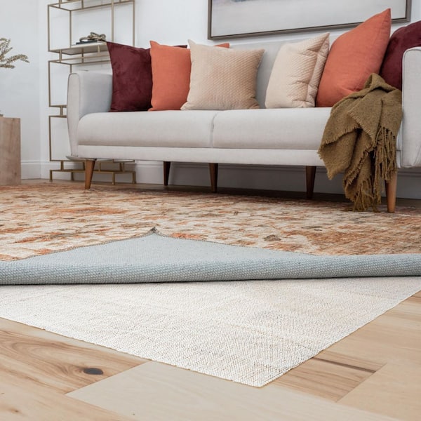 Comfort Grip Solid Ivory 3 ft. x 10 ft. Indoor Rug Pad