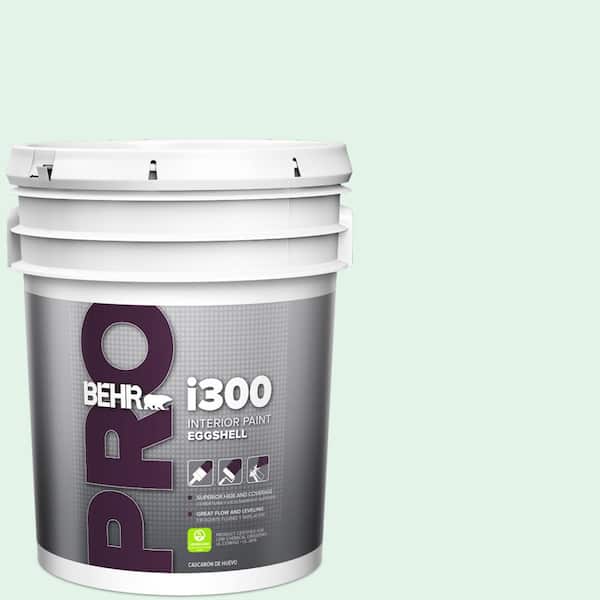 BEHR PRO 5 gal. #480C-1 Light Mint Eggshell Interior Paint