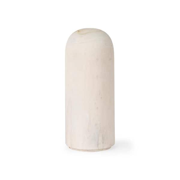 Mercana Knox Medium White-Wash Wood Decorative Object