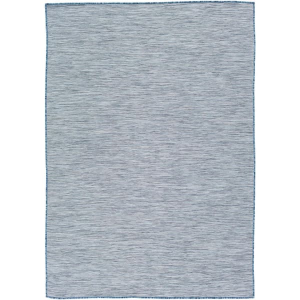 Viho Navy 5 ft. 3 in. x 7 ft. 3 in. Solid Color Indoor/Outdoor Area Rug
