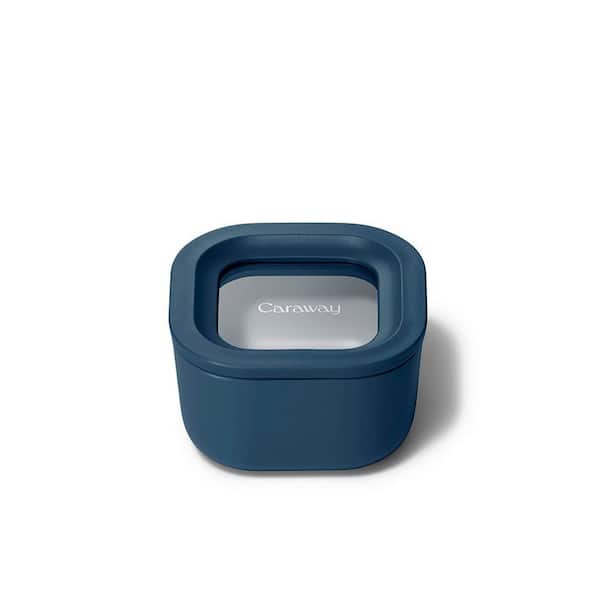 CARAWAY HOME Mini Square Container with Lid Navy