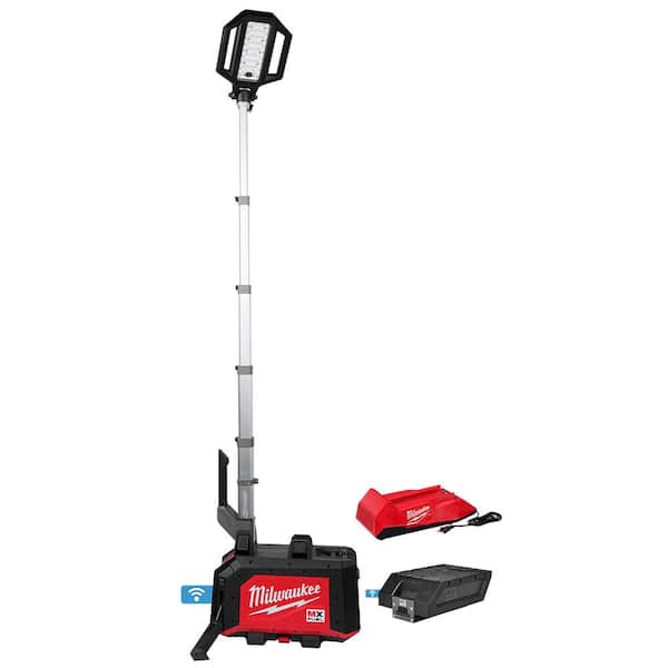 Milwaukee MX FUEL ROCKET Dual Power Compact Tower Light Kit with