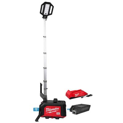 MX FUEL ROCKET Dual Power Compact Tower Light Kit with (1) XC406 Battery Pack and (1) MX C — Home Depot clearance