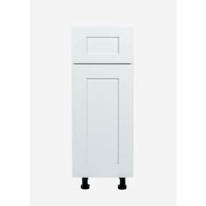 Everest 12 in. W x 24 in. D x 34.5 in. H Ready to Assemble Shaker Base Kitchen Cabinet in White