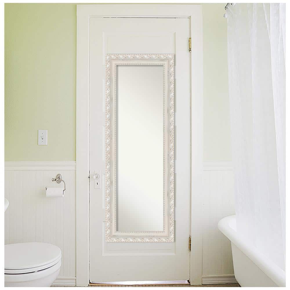 20"x54" Non-Beveled Opera Wood Door Mirror, Wall-Mountable - Amanti Art