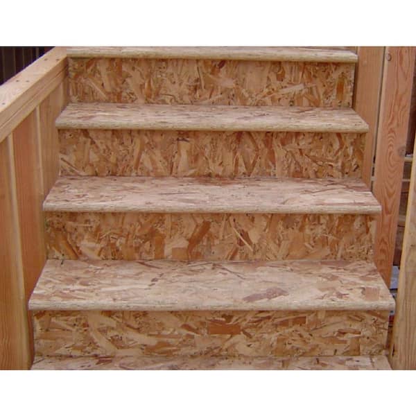 wood・OSBシートインダストリアル男前3段ワゴン 1 in. x 11-1/2 in. x 12 ft. T-Strand Pro Oriented Strand Board
