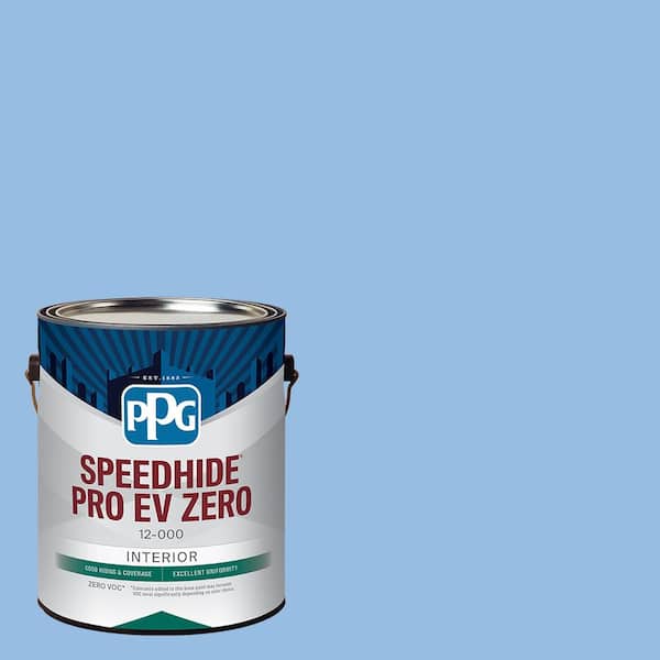 Speedhide Pro EV Zero 1 gal. PPG1242-3 Viva La Bleu Eggshell Interior Paint