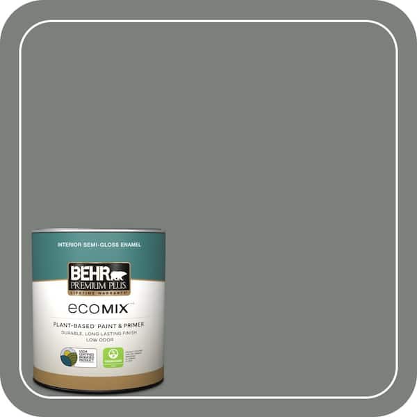 1 qt. #MQ6-20 Coastal Storm Semi-Gloss Enamel EcoMix Plant-Based Interior Paint & Primer