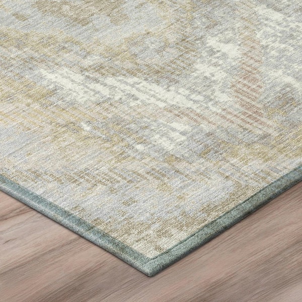 Chantille Machine Washable Indoor/Outdoor Abstract ACN2927 Ivory 10 ft. x 14 ft. Area Rug