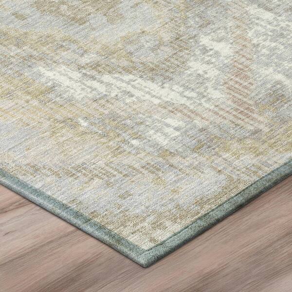 Chantille Machine Washable Indoor/Outdoor Abstract ACN2927 Ivory 8 ft. x 10 ft. Area Rug