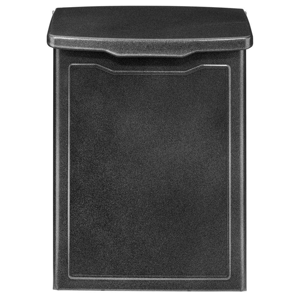 Pewter Small Wall Mounted Steel Mailbox