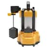 DEWALT 1 2 hp. Stainless Steel Cast Iron Submersible Sump Pump